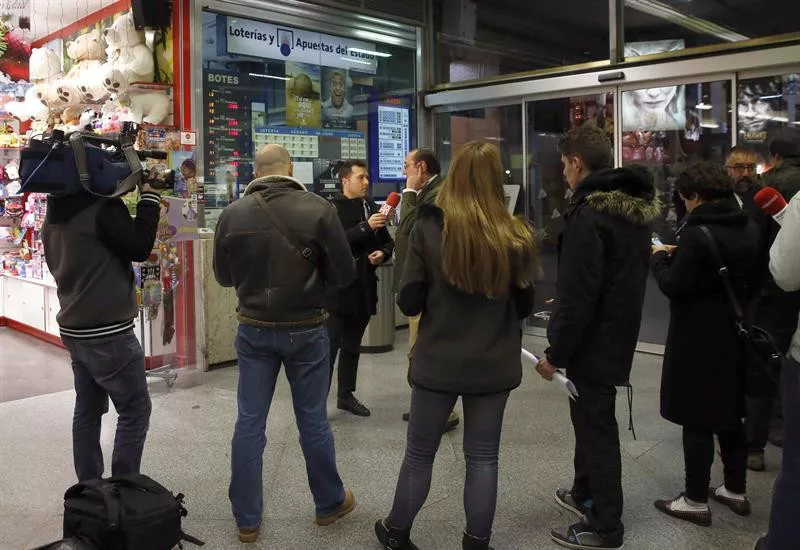 Loteria de navidad. Foto: EFE.