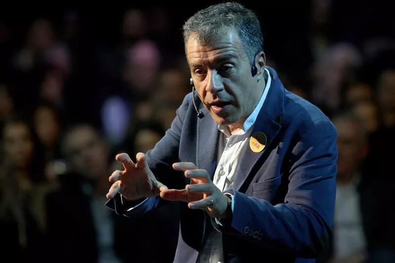 El líder de To Potami. EFE.