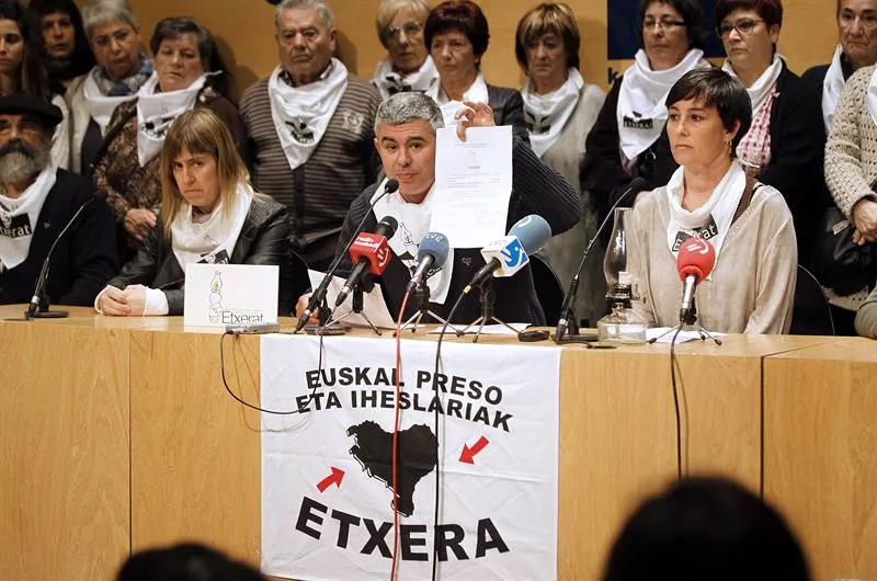 Etxerat senideak presoak. EFE