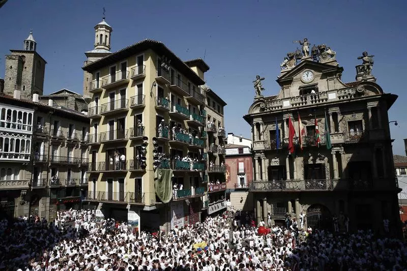 San Fermin 2015 Iruñea txupinazoa. EFE