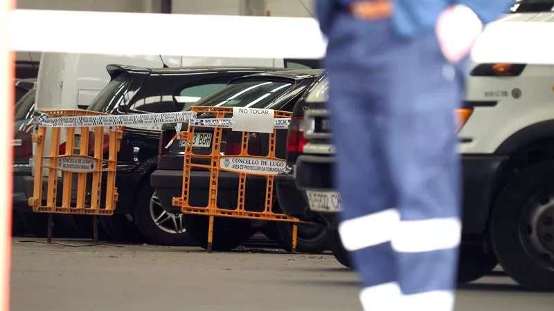 La mujer ha aparecido muerta en un coche de Lugo. Foto: EFE.