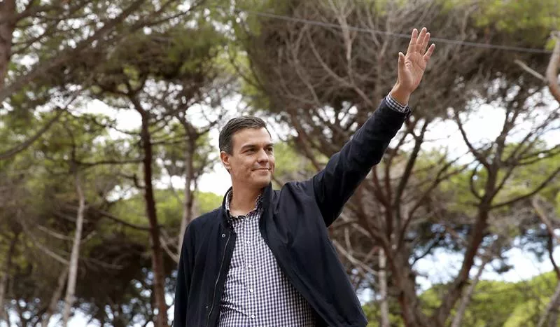 Pedro Sanchez, larunbat honetan. Argazkia: EFE.