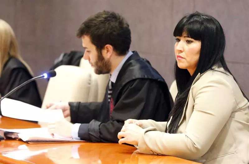 La acusada, durante el juicio. EFE.