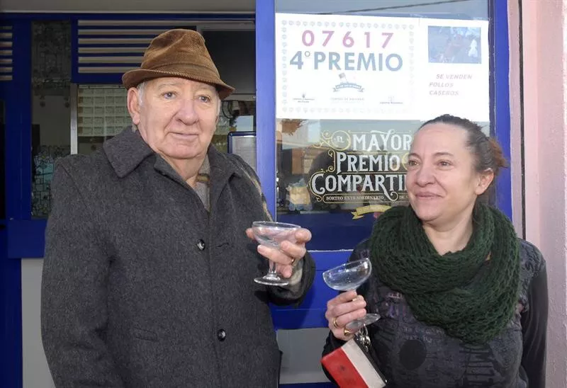 Loteria de navidad. Foto: EFE.