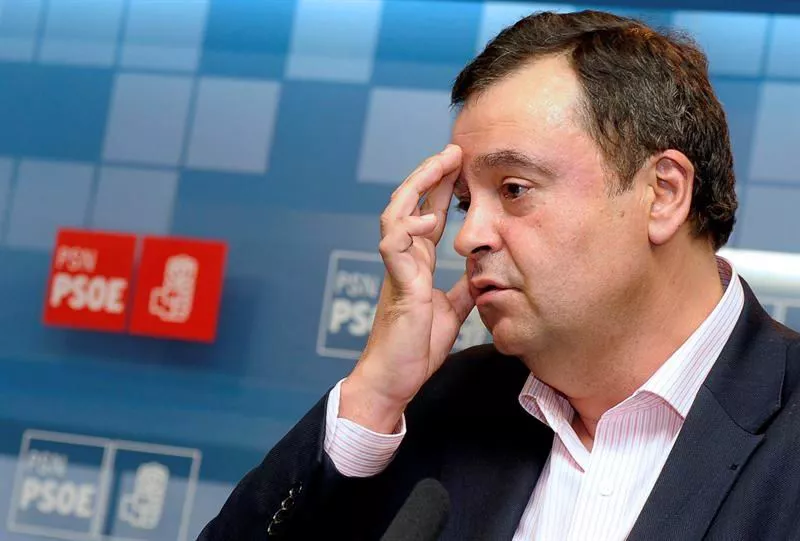 El portavoz parlamentario del PSN, Juan José Lizarbe. EFE