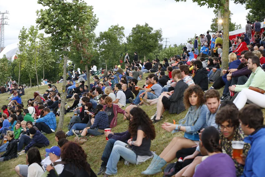 Publikoa indarrak hartzen, Bilbao BBK Liven. Argazkia: Hodei Madariaga
