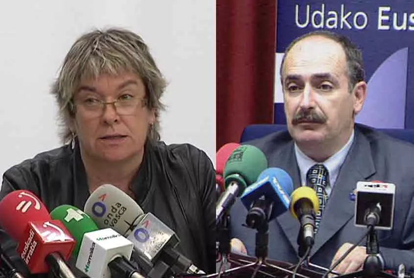 Belen Arrondo y Xabier Isasi. EITB
