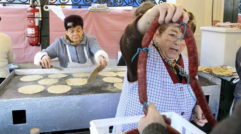 Feria de Santo Tomas en Bilbao. Foto: EFE.