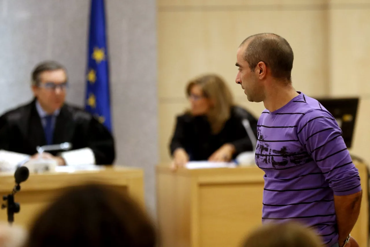 Javier Garcia Gaztelu, 'Txapote', epaiketa batean. Artxiboko irudia: EFE