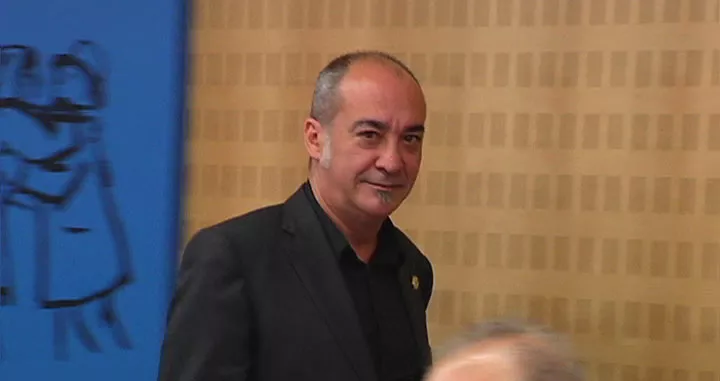 El diputado general de Gipuzkoa, Martín Garitano. Foto: EITB