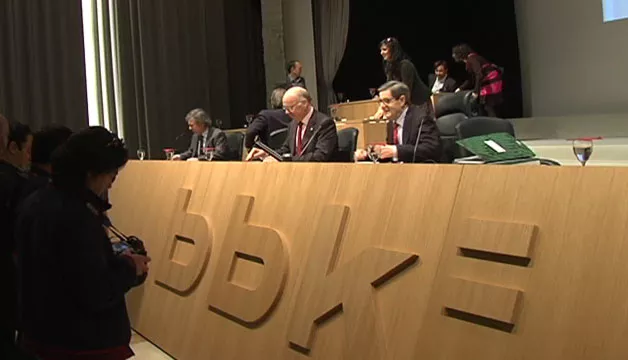 Una asamblea de Kutxabank.