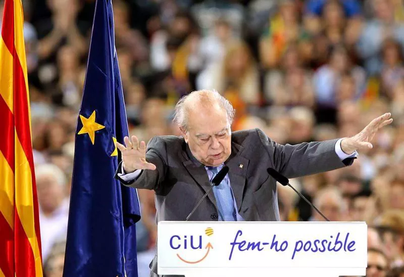 Jordi Pujol Kataluniako Gobernuko presidente ohia. EFE