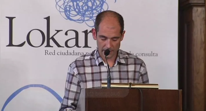 El coordinador de Lokarri, Paúl Ríos. EFE