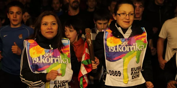 Korrika. Foto: EFE
