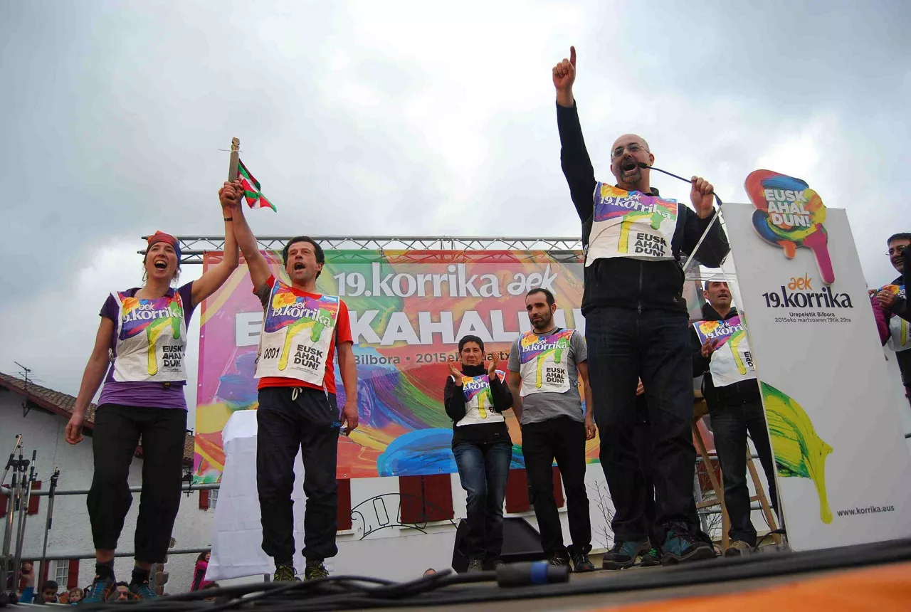 Inicio de Korrika 19. Foto: AEK