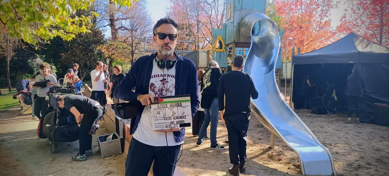 Koldo Almandoz "Azken agurra"ren filmatze lanak