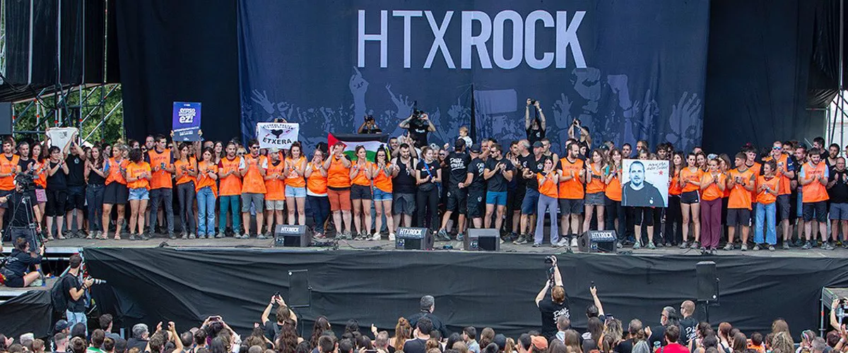 Hatortxu Rock agur ekitaldia. @Hatortxurock