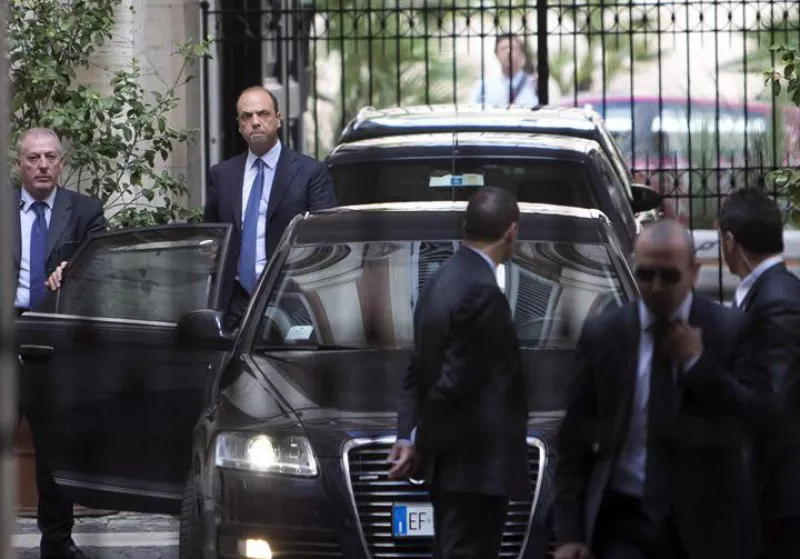 El secretario político del PDL y dimisionario viceprimer ministro, Angelino Alfano. EFE