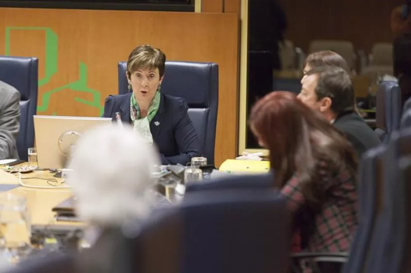 Arantza Tapia, Garapen Ekonomiko eta Lehiakortasun sailburua.