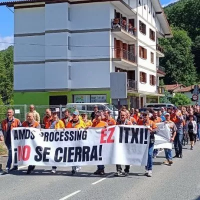 Agurain eta Legasako Arcelorreko langileen manifestazioa. Argazkia: ELA
