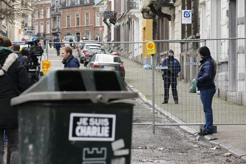 Belgika terrorismoaren aurkako operazioa. Argazkia EFE