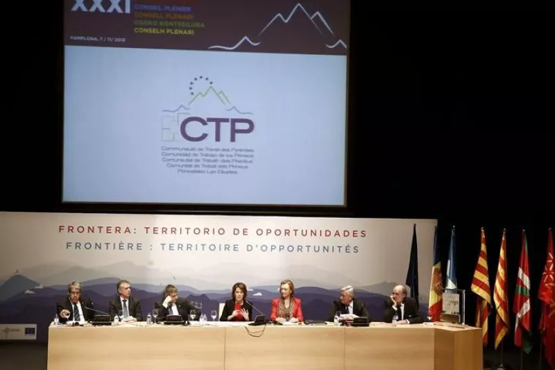 CTPren mahai-ingurua Iruñeko Baluarten. Argazkia: EFE