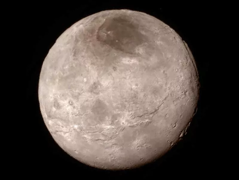 Caronte, luna de Plutón. EFE