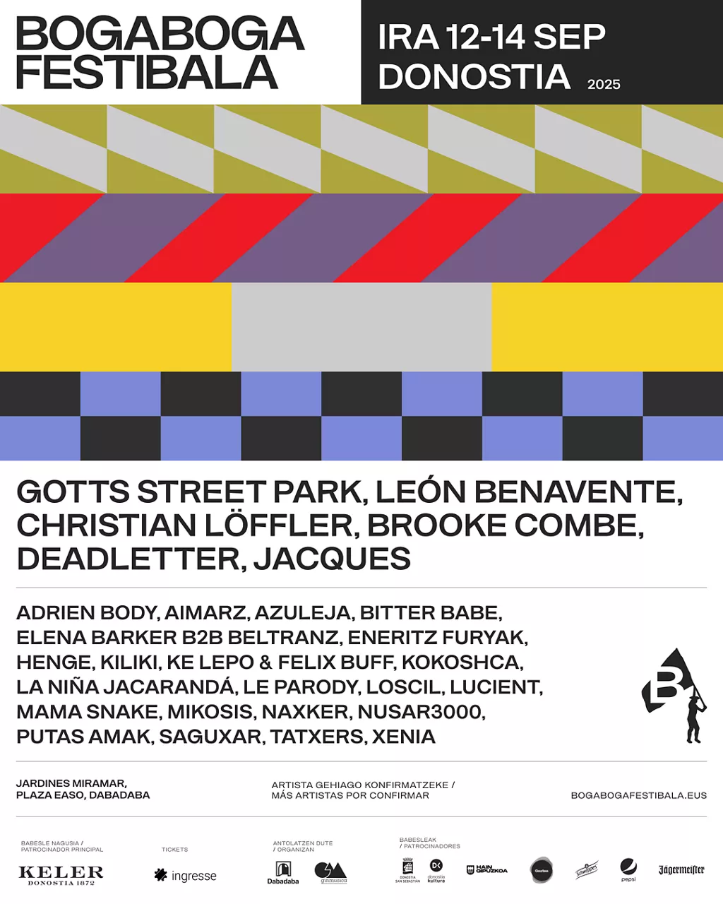 Boga Boga Festibaleko kartela