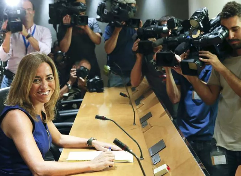 Carme Chacón renuncia al cargo de secretaria general del PSOE. Foto de archivo. EiTB