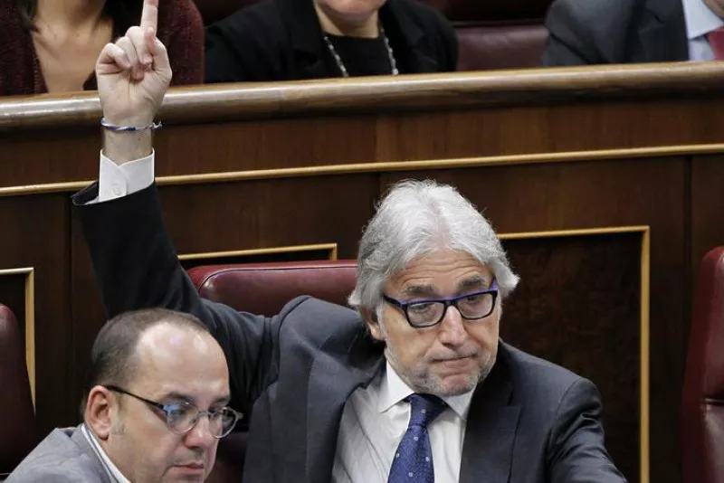Daniel Sánchez Llbre, diputado de CIU en el Congreso. Foto: EFE