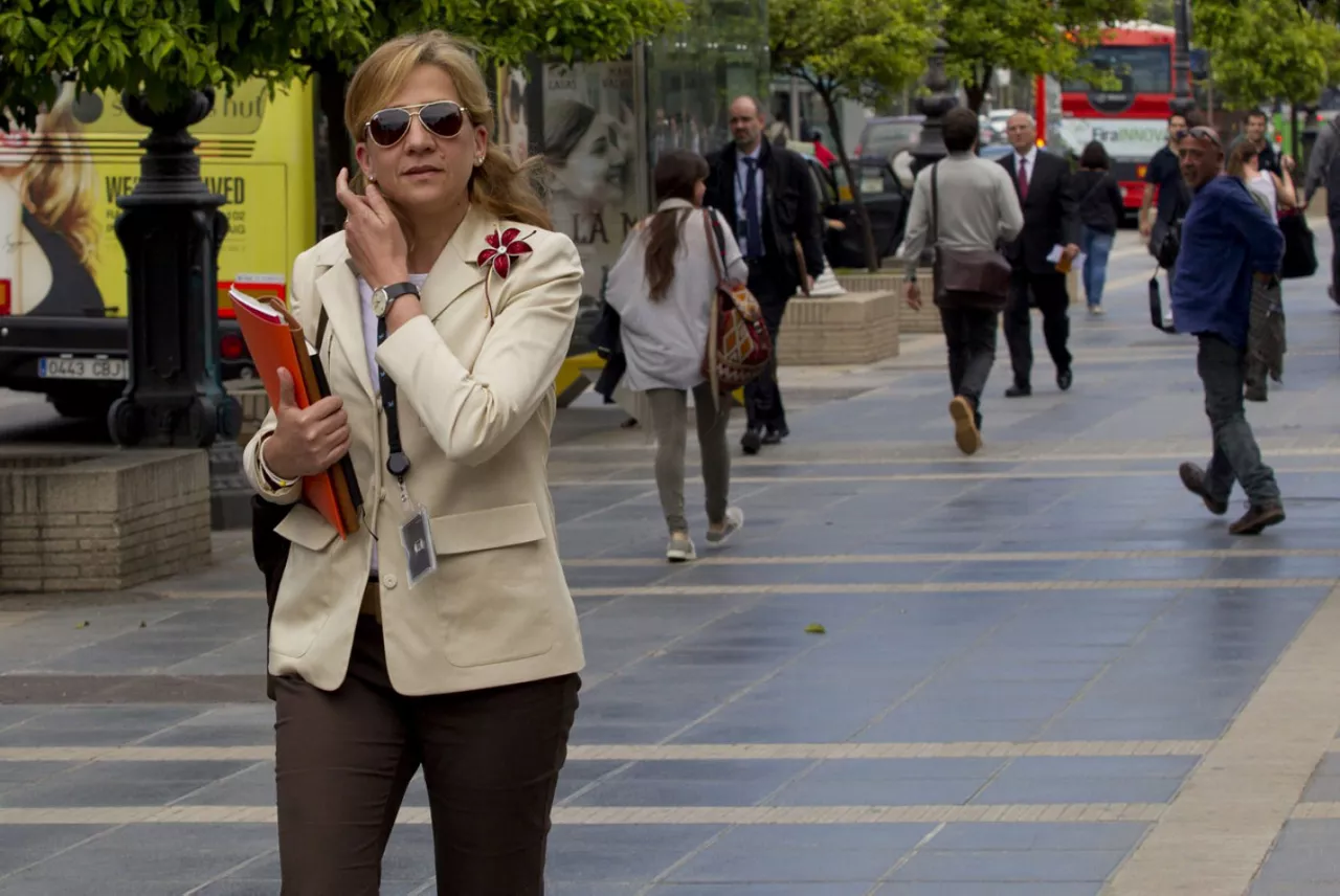 Imagen de archivo de la infanta Cristina. Foto: EFE.