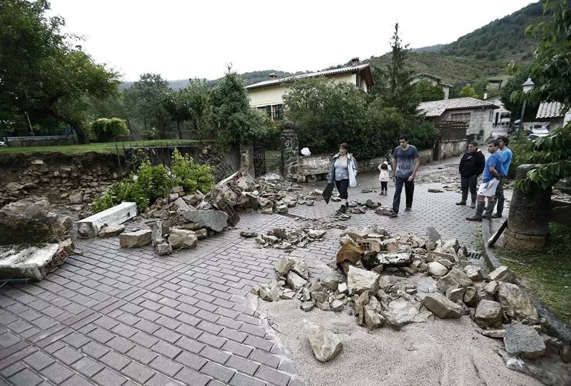 Inundaciones en Sagaseta (EFE)