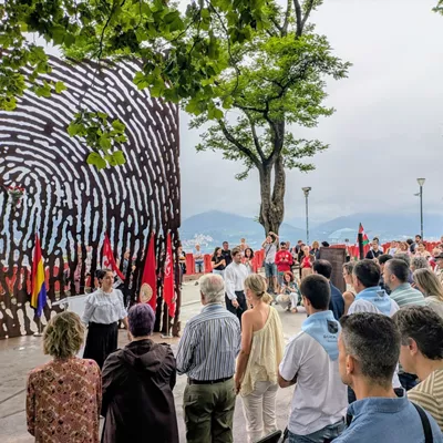 Homenaje en Artxanda (Bilbao) a los gudaris y milicianos que lucharon contra el franquismo en la Guerra Civil



EUROPA PRESS

22/6/2025