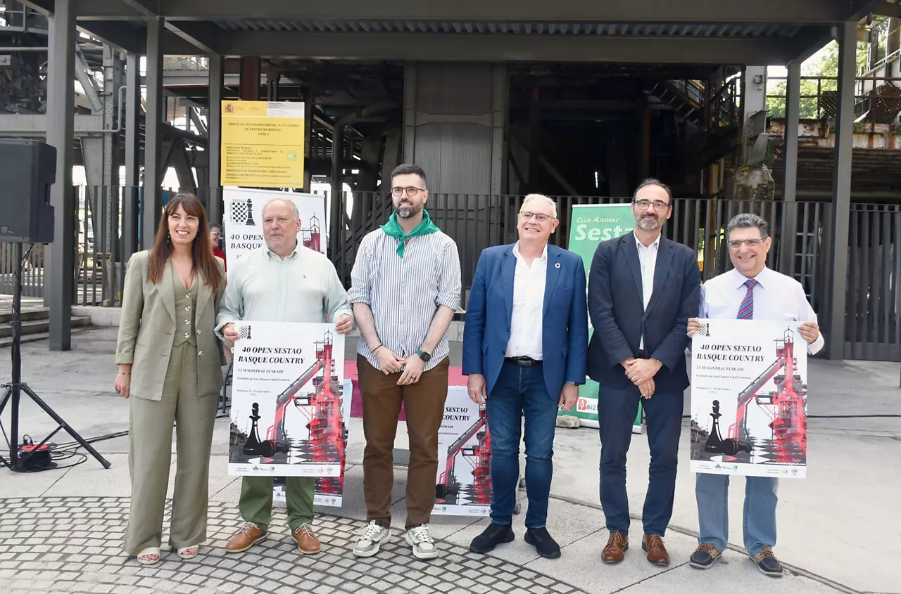 Presentación del Open Basque Country Sestao



REMITIDA / HANDOUT por CLUB AJEDREZ SESTAO

Fotografía remitida a medios de comunicación exclusivamente para ilustrar la noticia a la que hace referencia la imagen, y citando la procedencia de la imagen en la firma

10/9/2025
