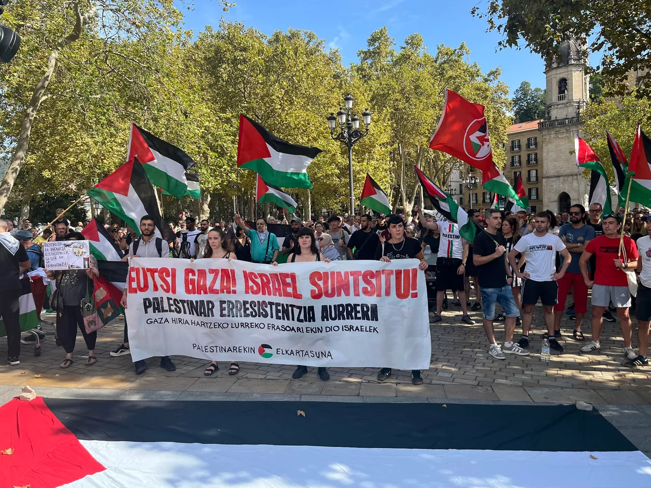 (Foto de ARCHIVO)

Concentración en Bilbao de Palestinarekin elkartasuna



EUROPA PRESS

20/9/2025