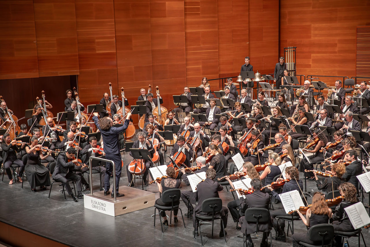 Euskadiko Orkestra 2024/2025 denboraldiko kontzertu batean