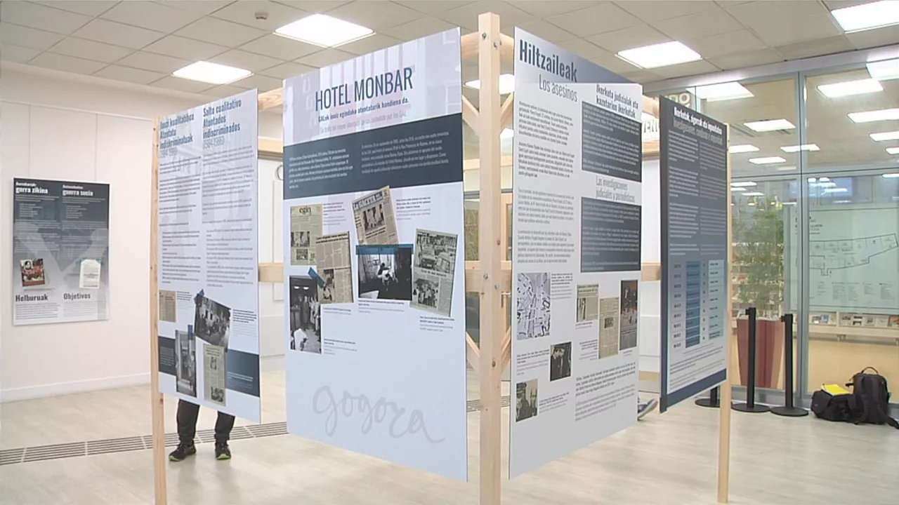 ‘Hotel Monbar, 1985. 40 urte GALen sarraski handienetik’ erakusketako irudia