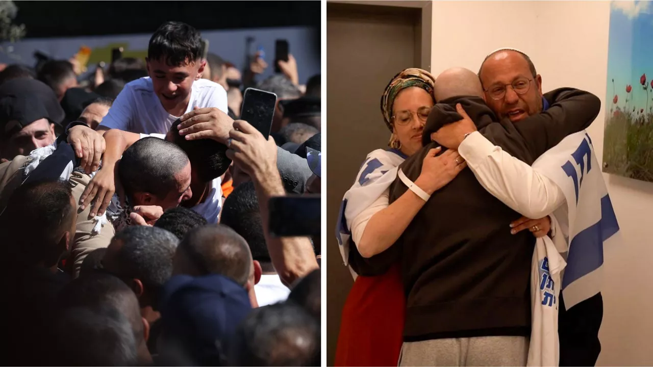 Hamás ha entregado a los 20 rehenes vivos, mientras el Gobierno israelí ha comenzado a liberar a los 1966 presos palestinos que sacará hoy de las cárceles. Todos ellos han sido recibidos por sus familias con mucha alegría y lágrimas.