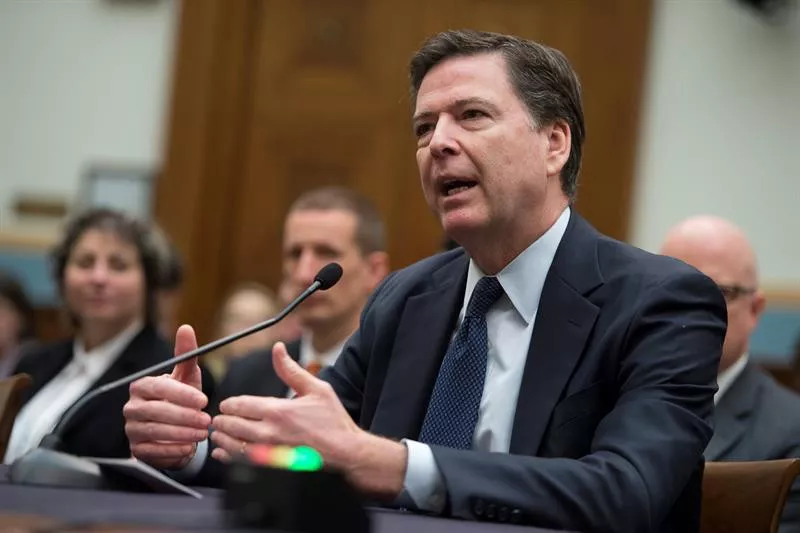 El hasta ahora director del FBI, James COmey. FOto: Efe