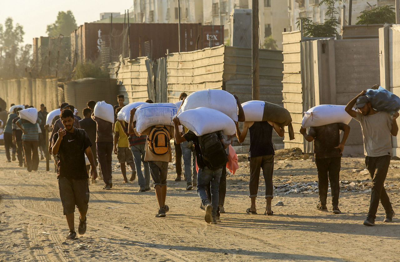 La hambruna avanza en Gaza. Foto: Europa Press.