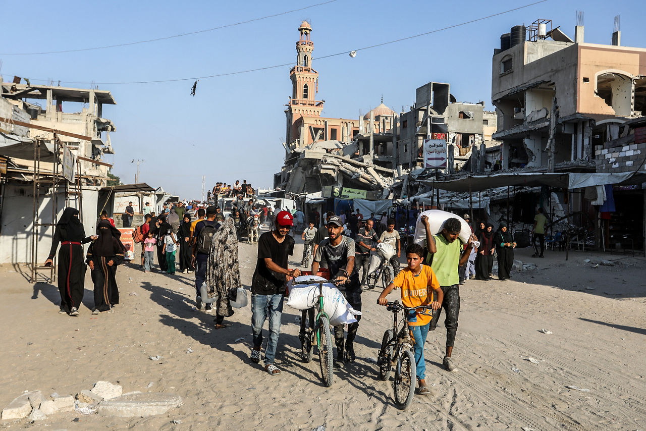 La hambruna avanza en Gaza. Foto: Europa Press.