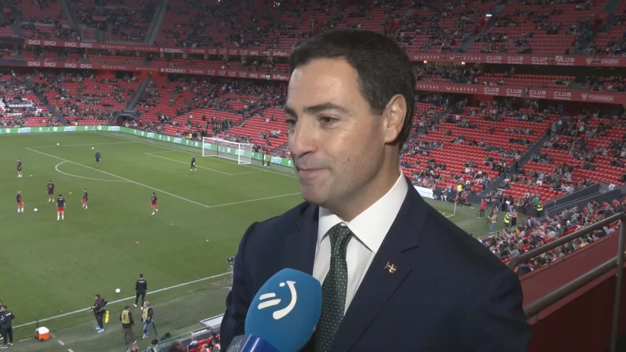 Imanol Pradales lehendakaria, Euskal Selekzioa eta Palestinaren arteko partidaren atarian