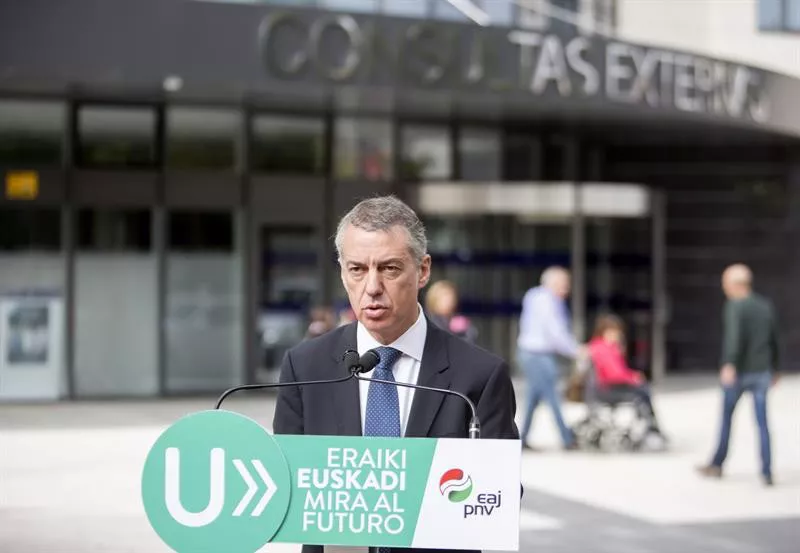 Iñigo Urkullu, EAJ, PNV, elecciones vascas 2016, Eusko Legebiltzarrerako hauteskundeak, EFE