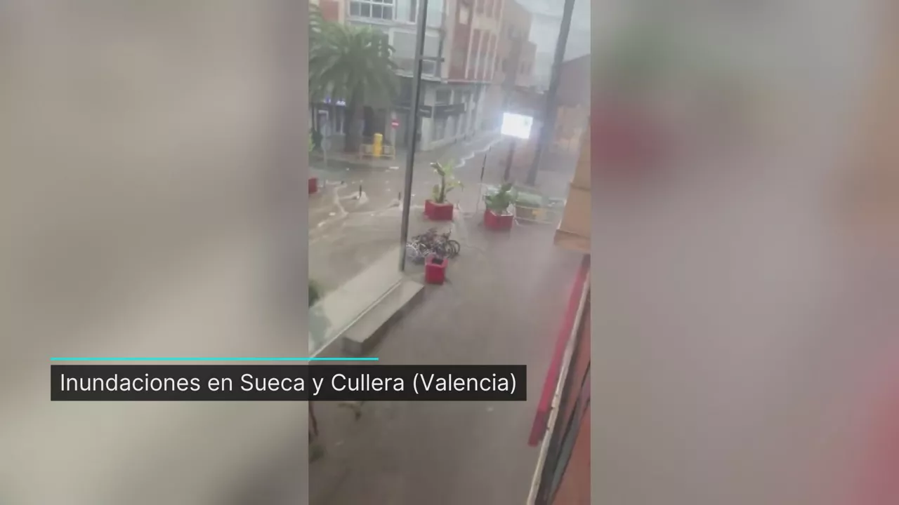 Inundaciones en Sueca y Cullera (Valencia)
