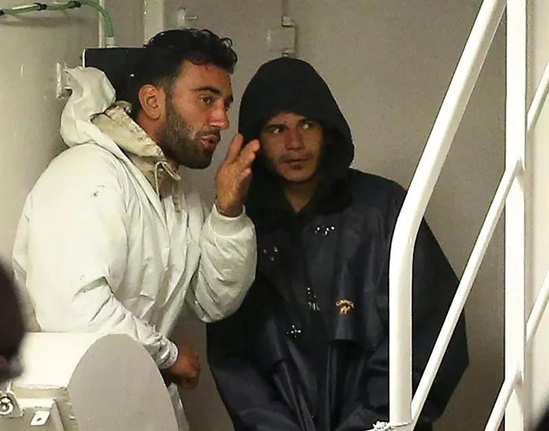 Mohamed Alí Malek, el supuesto capitán del pesquero. Foto: EFE
