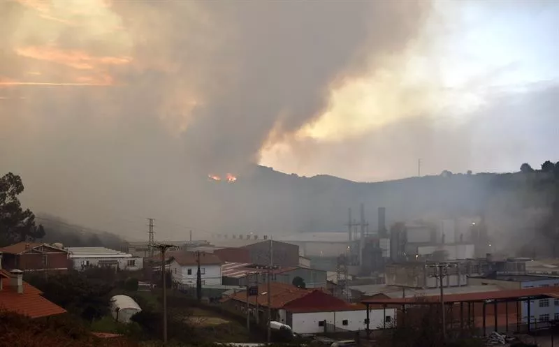 Sutea Berangon eta Sopelan. Argazkia: EFE