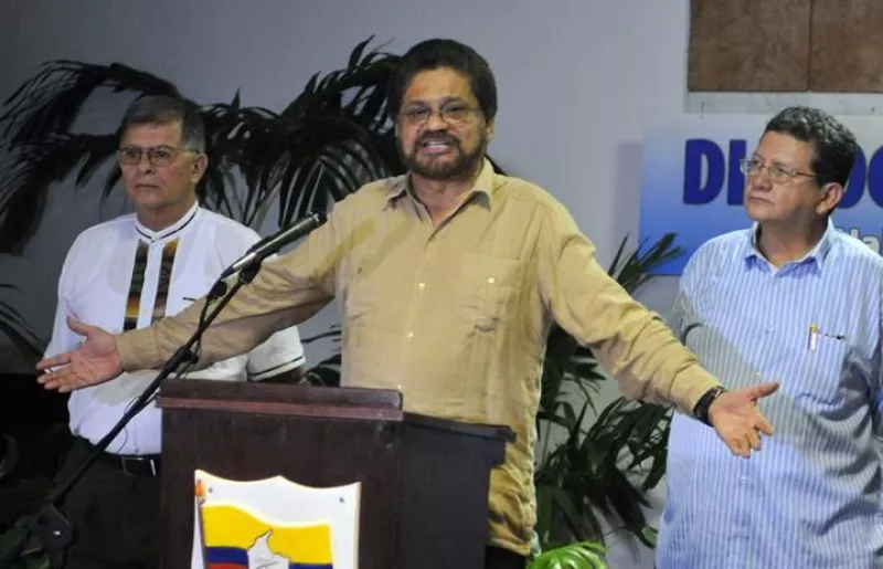 Representantes de las FARC en La Habana (Cuba). Foto: EFE