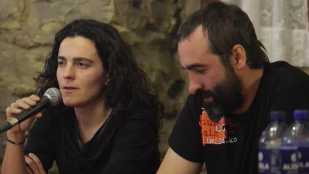 Maialen Lujanbio eta Arkaitz Estiballes. Argazkia: EiTB