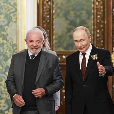 (Foto de ARCHIVO)

RUSSIA, MOSCOW - MAY 9, 2025: Vladimir Putin, President of Russia, and his Brazilian counterpart Luiz Inacio Lula da Silva (R-L) arrive for a bilateral meeting at the Moscow Kremlin



Europa Press/Contacto/Alexander Shcherbak

09/5/2025