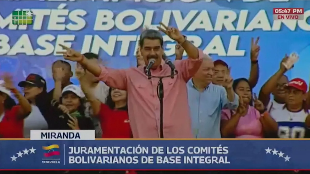 Nicolás Maduro, presidente de Venezuela, canta la canción Imagine